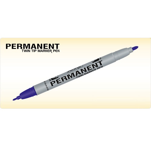 ADD Gel Twin Tip Permanent Marker - Blue ADD Gel Twin Tip Permanent Marker - Blue