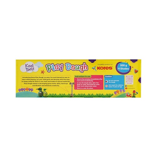 Kores Play Dough 200 gms 4 Shades Kores Play Dough 200 gms 4 Shades