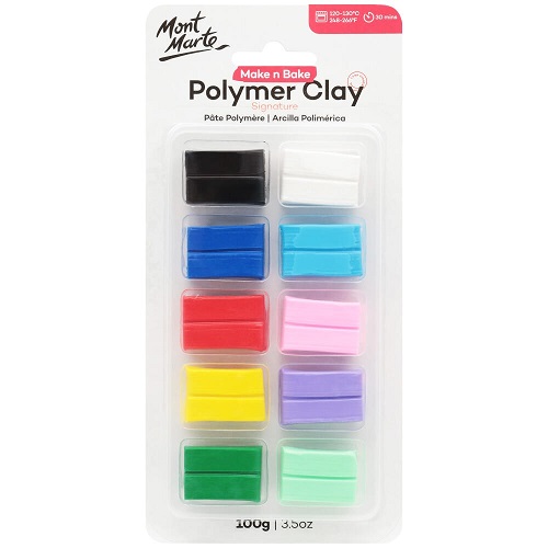 MM Make n Bake Polymer Clay 10pc MM Make n Bake Polymer Clay 10pc