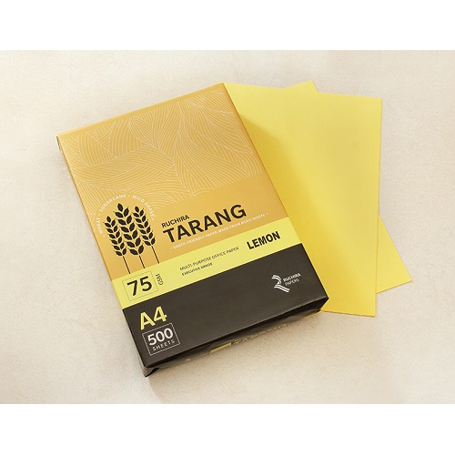 TARANG A4 Color Paper 500 Sheets - Lemon TARANG A4 Color Paper 500 Sheets - Lemon